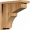 Ekena Millwork Monterey Rough Sawn Corbel w/Backplate, Western Red Cedar, 6"W x 14"D x 14"H COR06X14X14MON01RWR - alternate 1